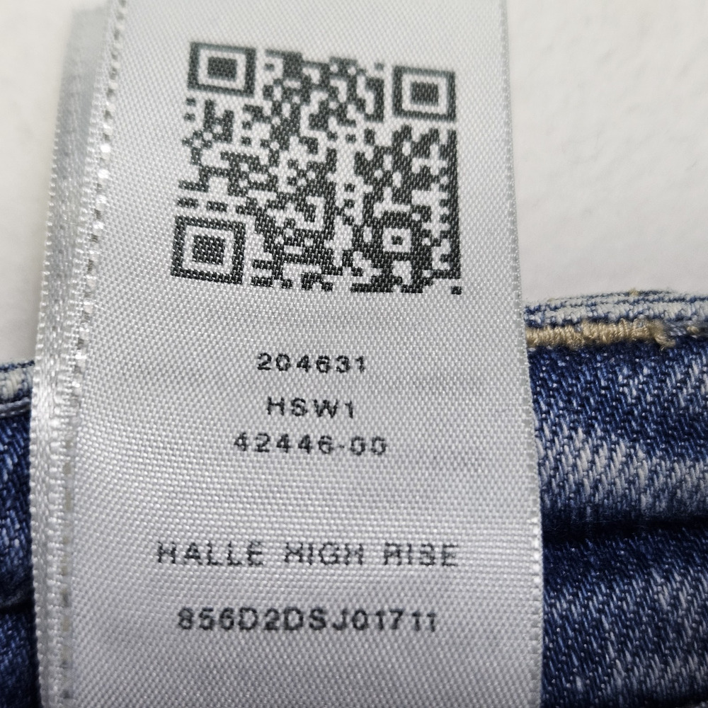 True Religion Womens 29 Jean Halle High Rise Stonewash Stretch Distressed Retro - Picture 14 of 16